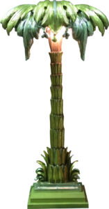 7ft Resin Cast Palm Tree