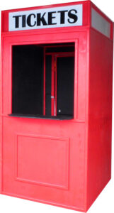 8x4ft Wooden 3D Ticket Booth