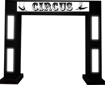 8x8ft Wooden and Perspex Circus Walkway