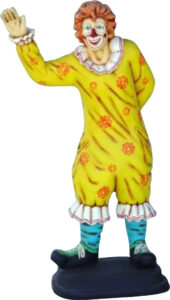 Life Size Resin Cast Clown Statue