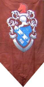 4x8ft Brown Medieval Banner