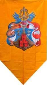 4x8ft Yellow Medieval Banner