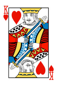 5x8ft King of Hearts