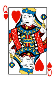 5x8ft Queen of Hearts