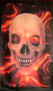 6x10ft Skull Backdrop