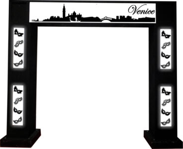 9x8ft Wooden and Perspex Venice Walkway