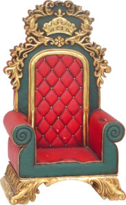 Large Resin Cast Throne