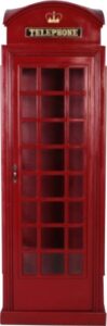 Life Size Resin Cast Telephone Box