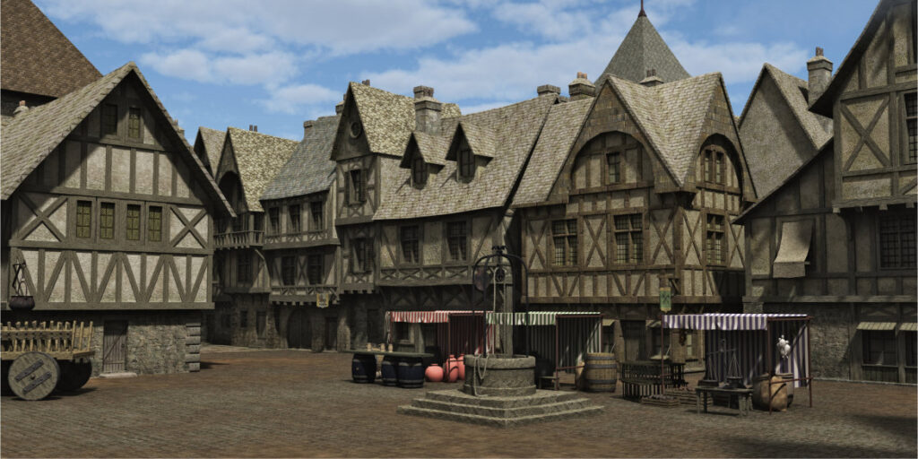 Backdrop Midieval Medieval backdrops for events, shows and theatre productions